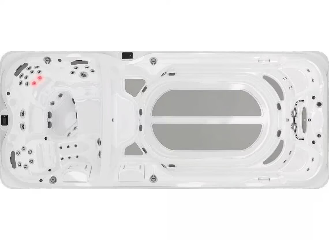 Spa de nage J-19 Bizone : Confort double pour sport et détente