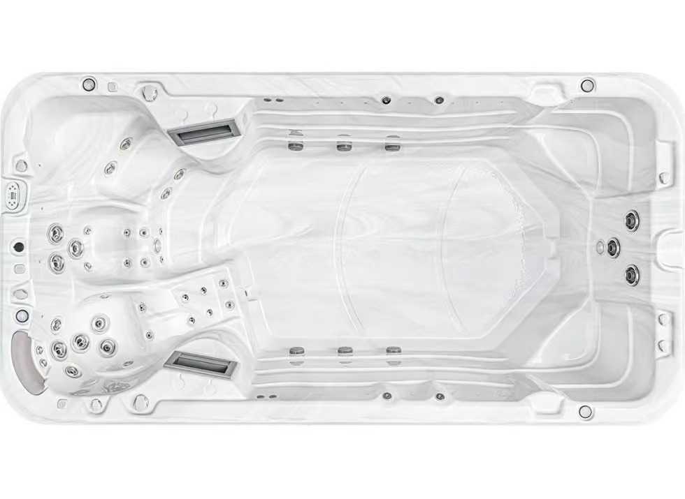 Spa de nage Jacuzzi® S4500 : nage à contre-courant et détente