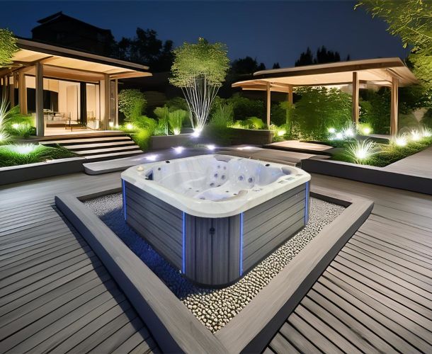 Spa S-550 – Spa 5 places avec 2 allonges de massage