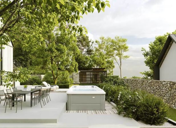 Spa de nage J-19 Bizone : Confort double pour sport et détente