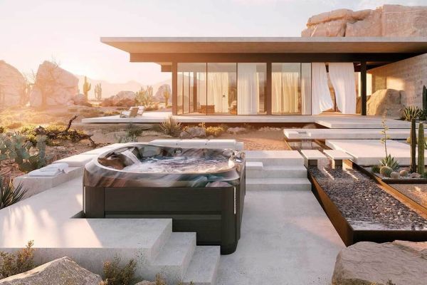 Spa J-435™ – Spa 4 places avec allonge et siège infrarouge