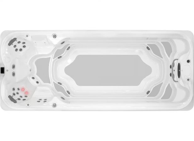 Spa de nage Jacuzzi® J-19 PowerPro™ – Entraînement puissant & récupération experte sur 5 mètres
