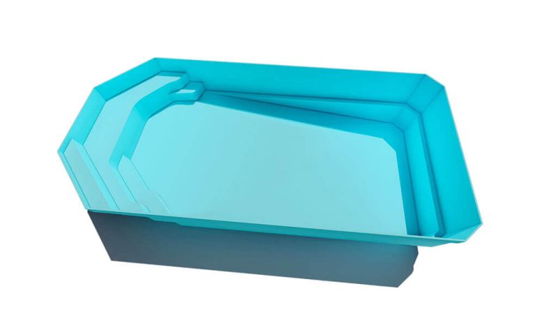 Onyx – Piscine coque familiale à fond incliné