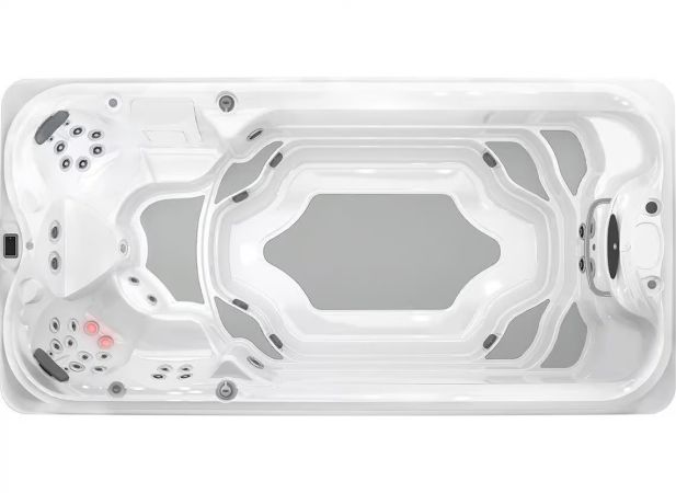 Spa de nage Jacuzzi® J-16 PowerPro™ – Nage fluide, entraînement complet et récupération ciblée