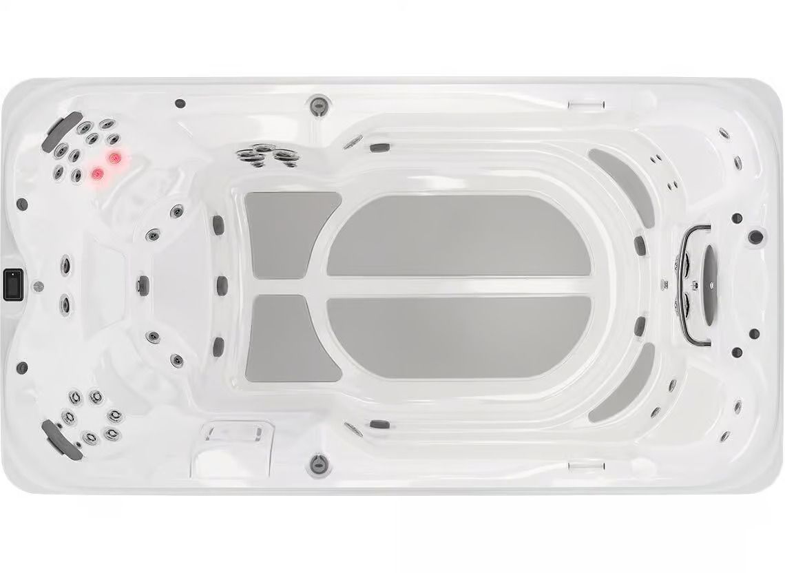 Spa de nage Jacuzzi® J-14 PowerPro™ – Entraînement fluide et récupération ciblée pour nageurs exigeants